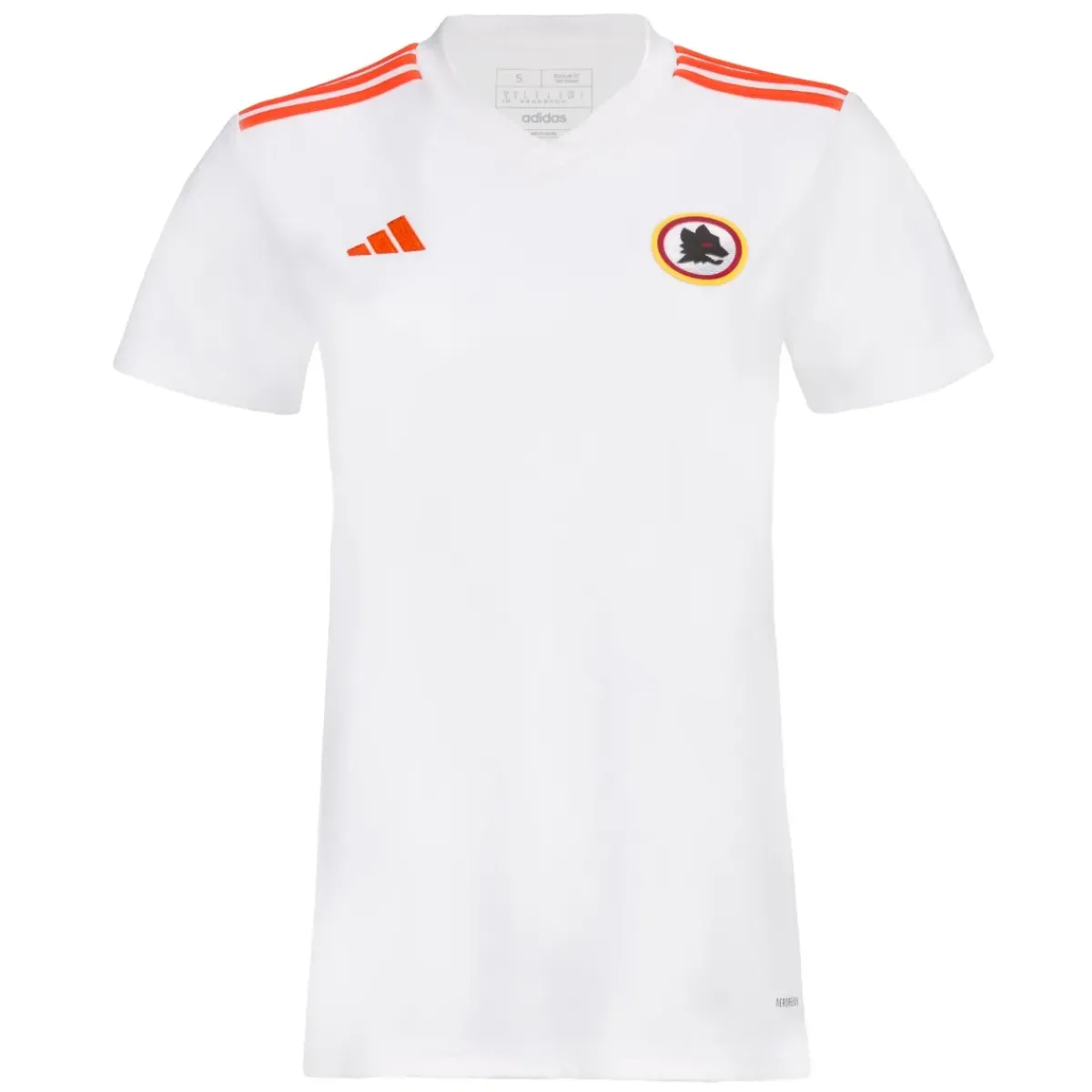 Women AS Roma Padel*Adidas Padel Jersey, White, Woman