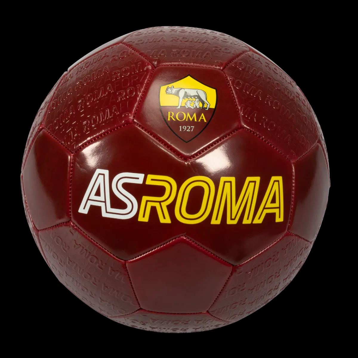 AS Roma Footballs*ball with Forza Roma pattern embossed, size 5