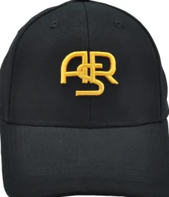 AS Roma Caps|Caps*cap with embroidered ASR monogram, Adult, Black
