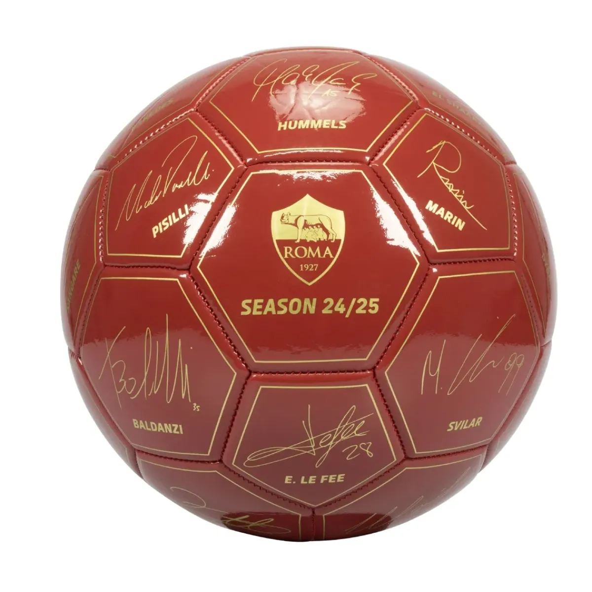 AS Roma Footballs*football with players' autographs 2024/25, Size 5