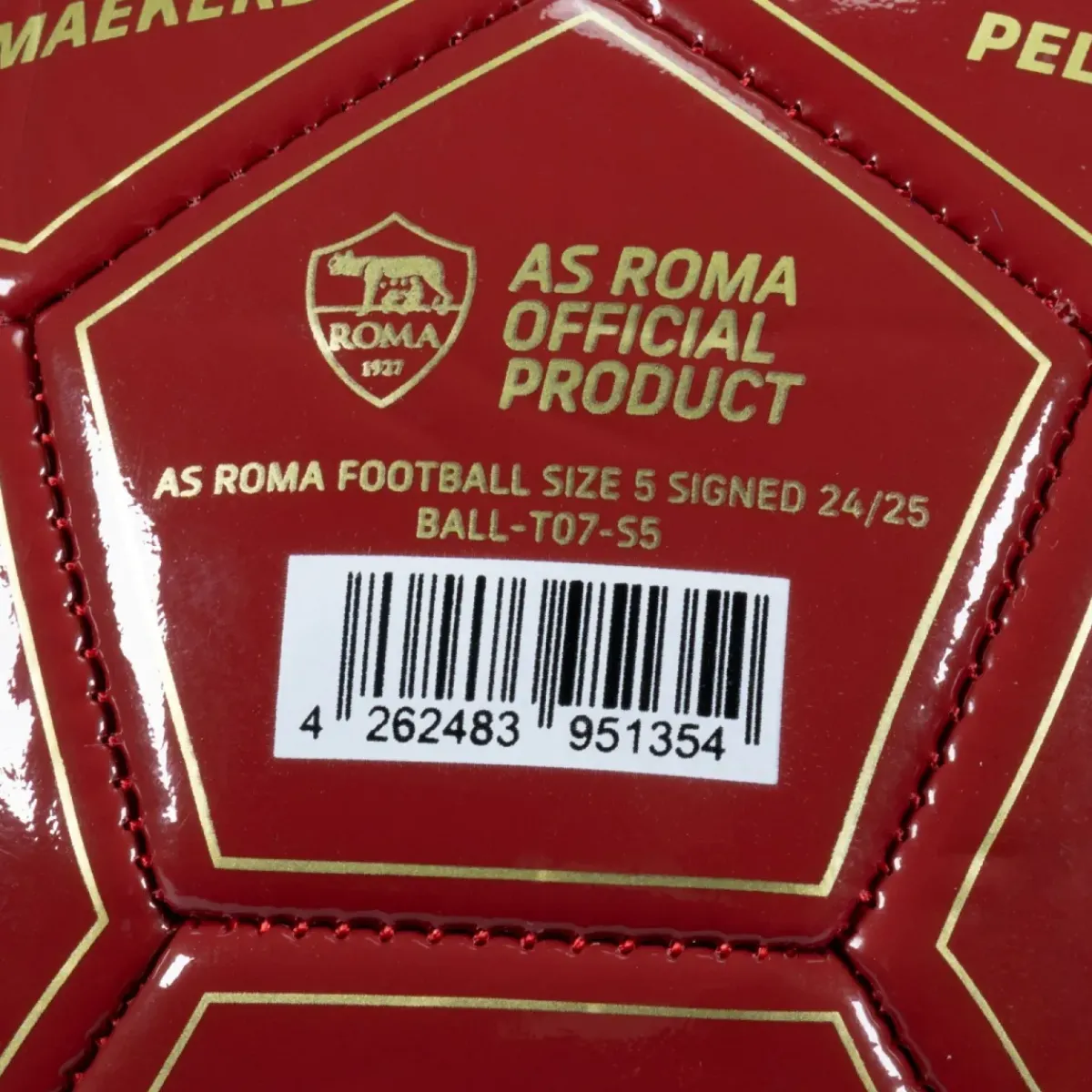 AS Roma Footballs*football with players' autographs 2024/25, Size 5