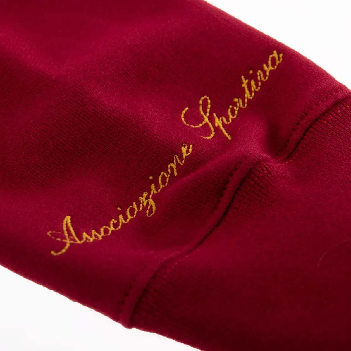 AS Roma Sweatshirts*Heritage Collection Crest Logo Hoodie, Men, Red
