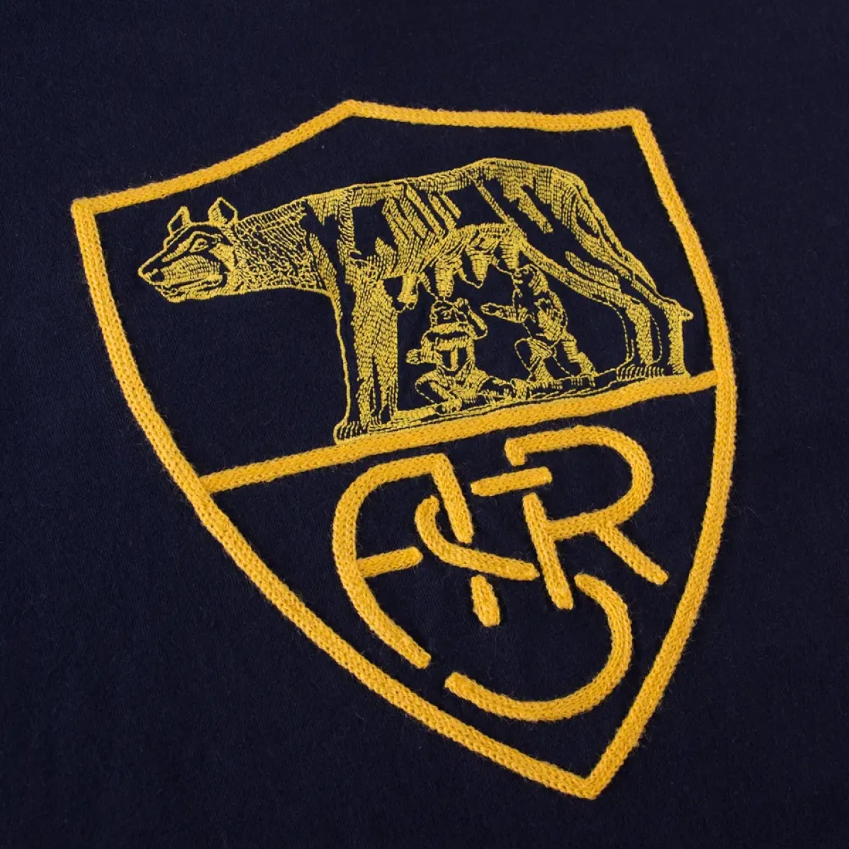 AS Roma T-shirts & Polo*Heritage Crest logo T-shirt, Men, Blue