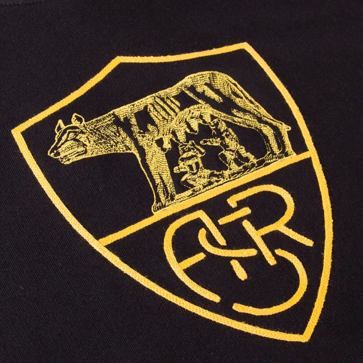 AS Roma Sweatshirts*Heritage Hoodie, Adult, Black