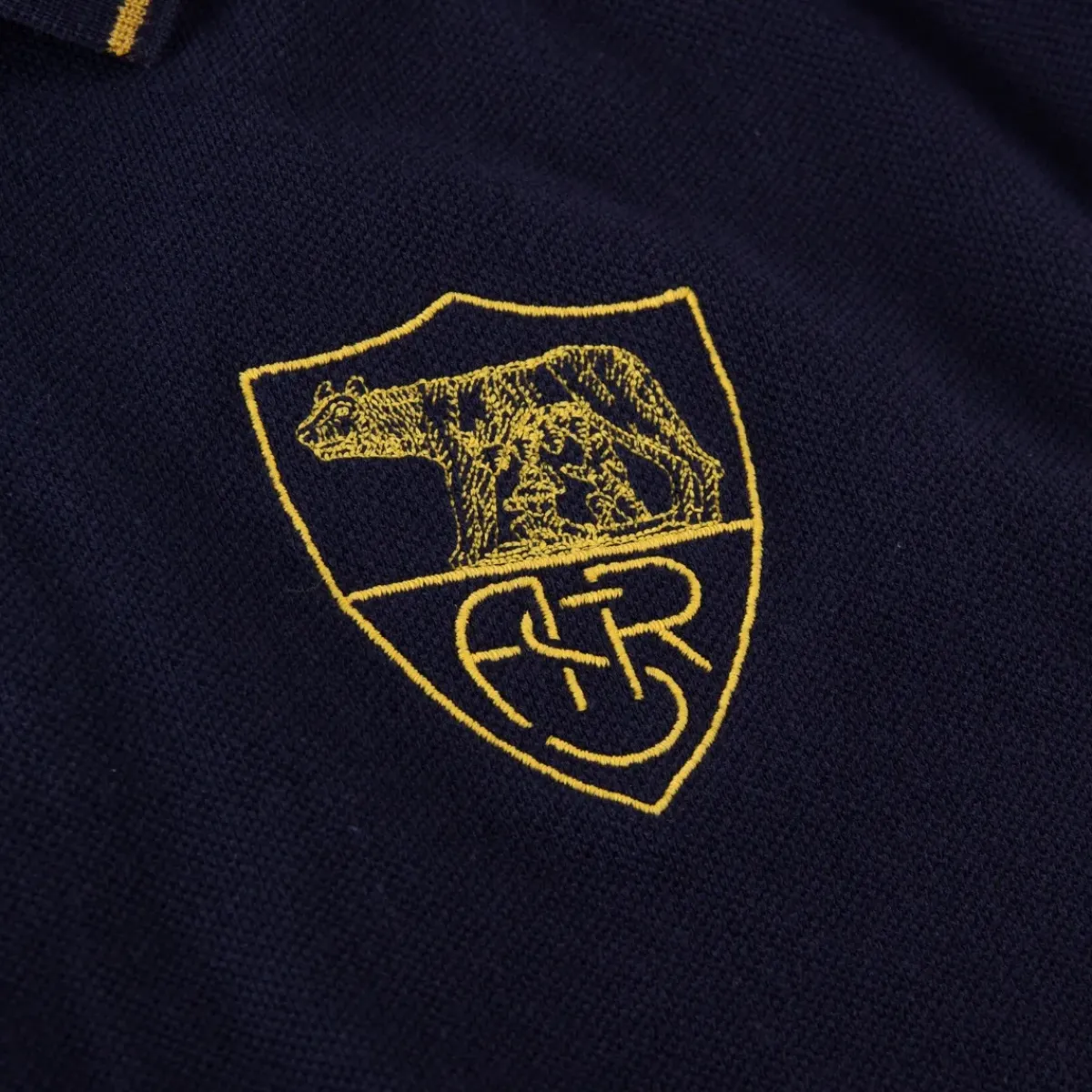 AS Roma T-shirts & Polo*Heritage Polo shirt, Adult, Blue