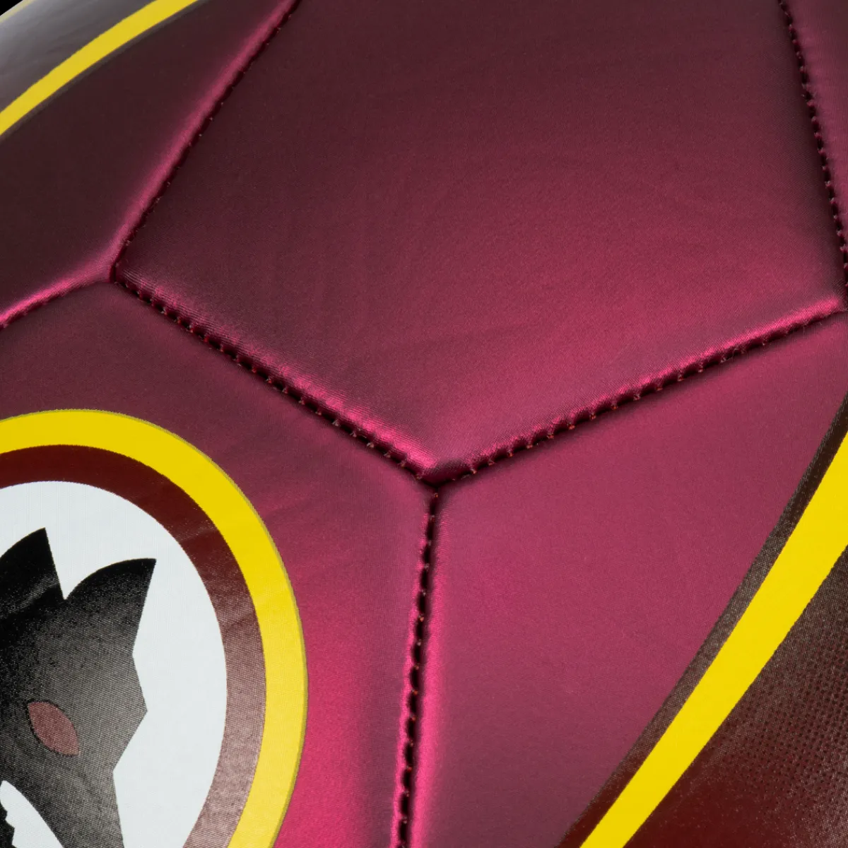 AS Roma Footballs*soccer ball metallic finish and Wolf Logo, Size 1