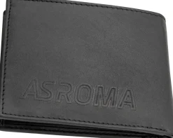 AS Roma Wallets*ASR classic genuine leather wallet, Men, Black