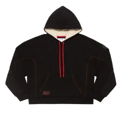 Women AS Roma Sweatshirts*ASR logo cropped hoodie, Women, Black