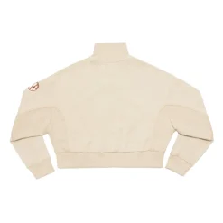 Women AS Roma Sweatshirts*ASR logo cropped sweatshirt, Women, White Cream