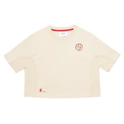 Women AS Roma T-shirts & Polo*ASR logo cropped T-shirt, Women, White Cream