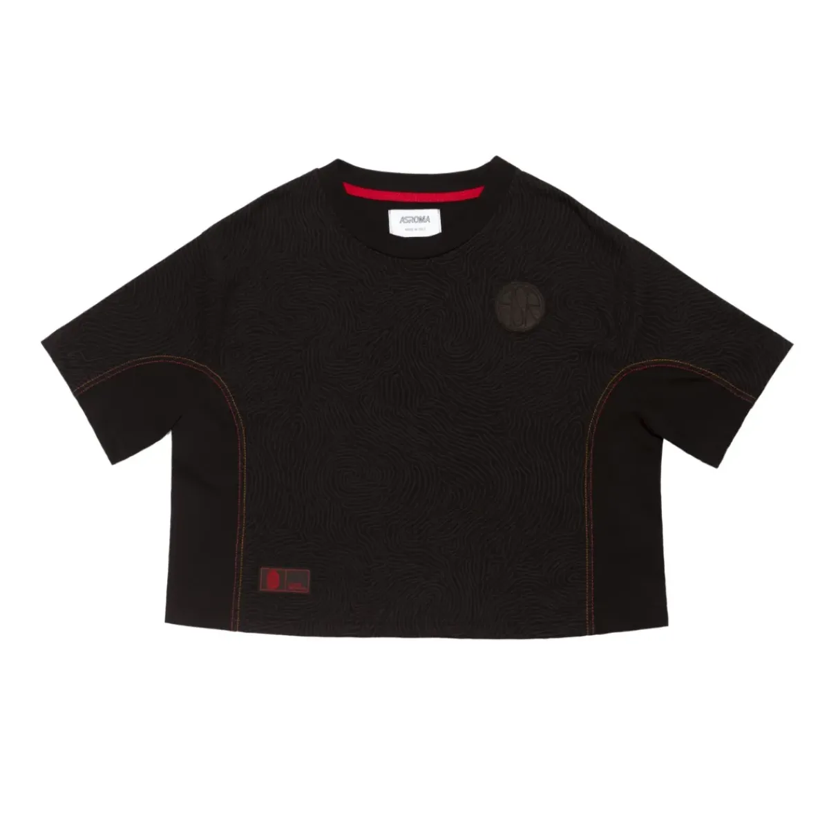 Women AS Roma T-shirts & Polo*ASR logo cropped T-shirt, Women, Black