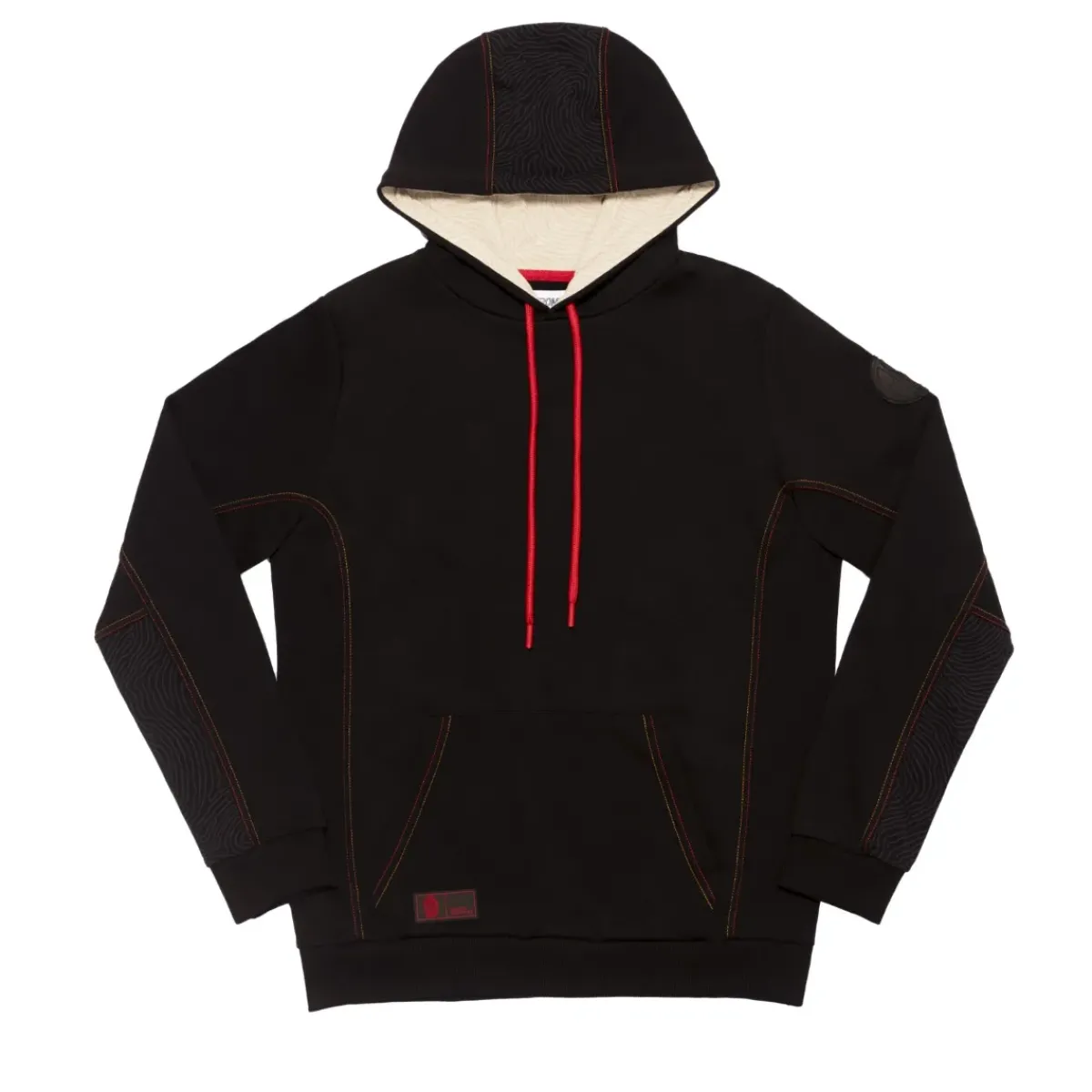 AS Roma Sweatshirts*ASR logo hoodie, Men, Black