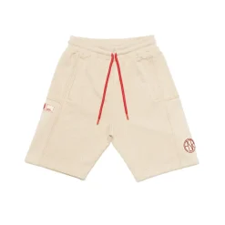 AS Roma Tracksuits & Pants*ASR logo shorts, Men, White Cream