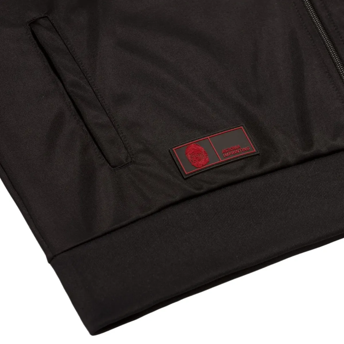 AS Roma Jackets*ASR logo track jacket, Men, Black