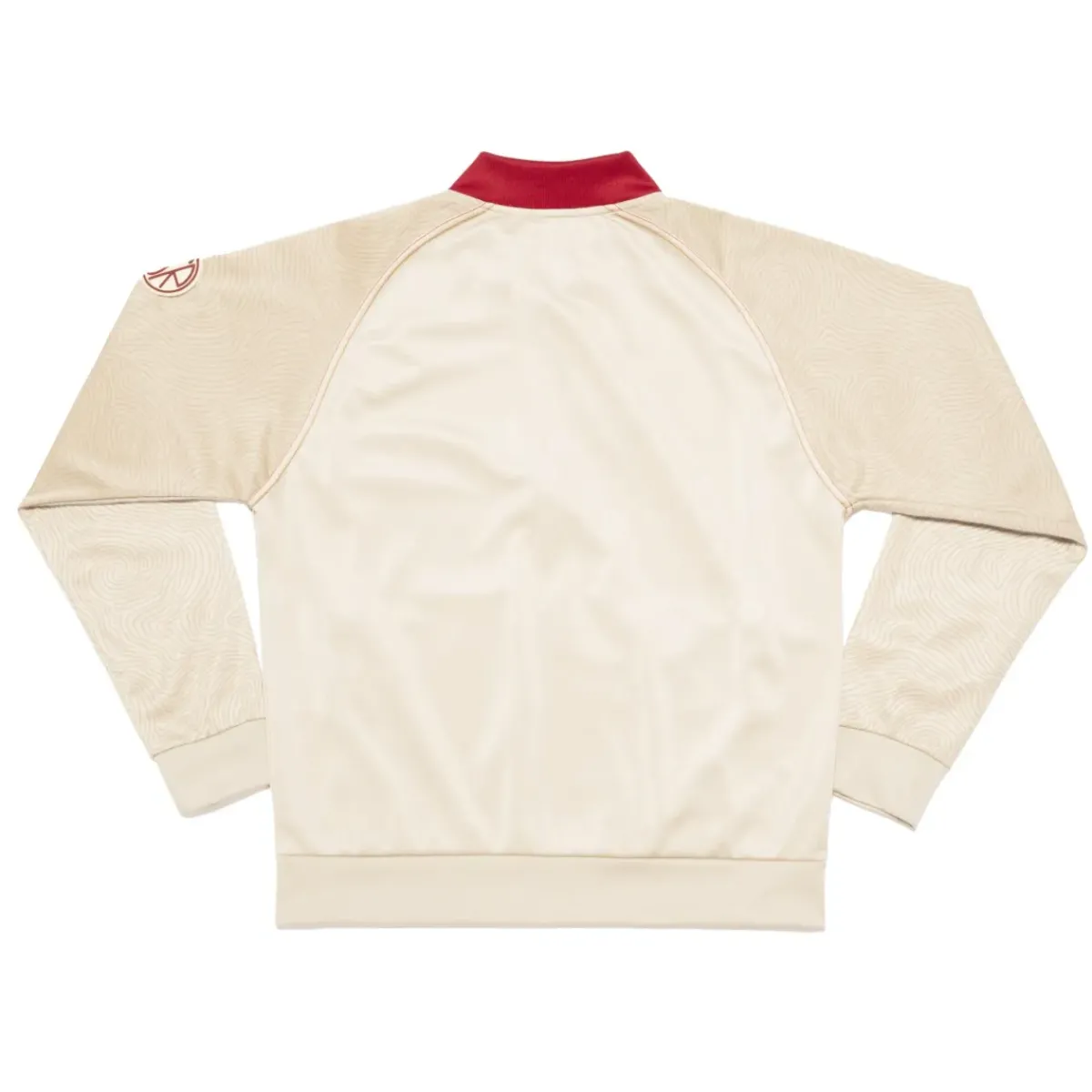 AS Roma Jackets*ASR logo track jacket, Men, White Cream