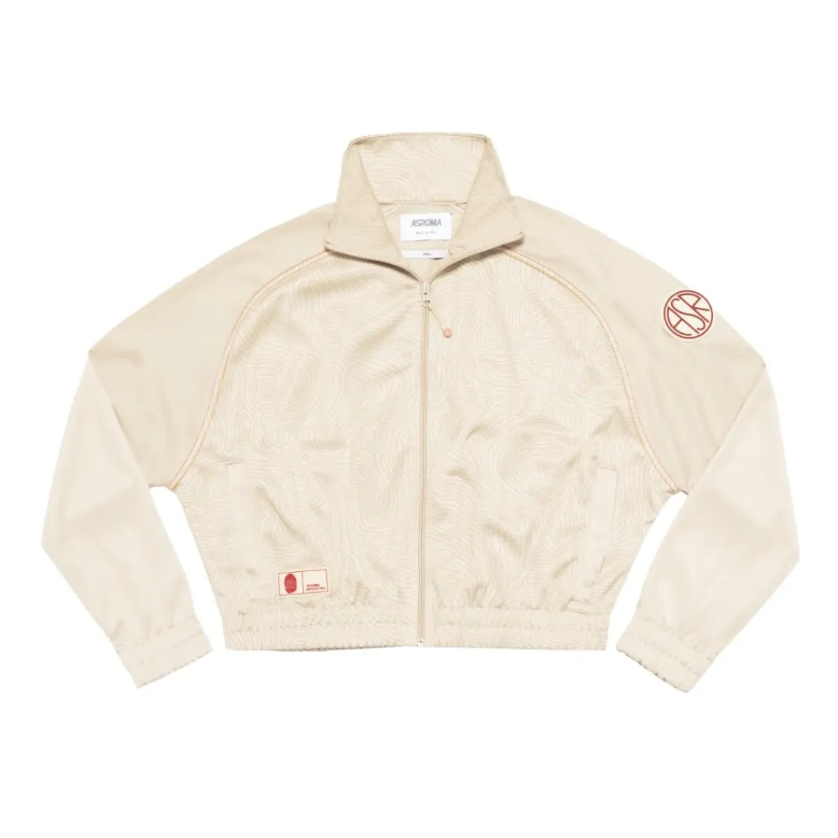 Women AS Roma Jackets*ASR logo track jacket, Women, White Cream