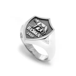 AS Roma Jewellery*Signet Ring X Nove25, Unisex, Sterling Silver
