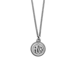AS Roma Jewellery*Snake Chain Necklace X Nove25 ASR Pendant, Unisex, Sterling Silver